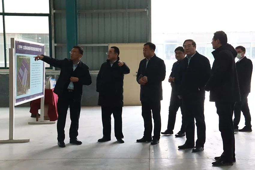 濟(jì)寧市委常委，市政府副市長、黨組副書記王宏偉蒞臨天意機(jī)械調(diào)研大宗固廢項(xiàng)目